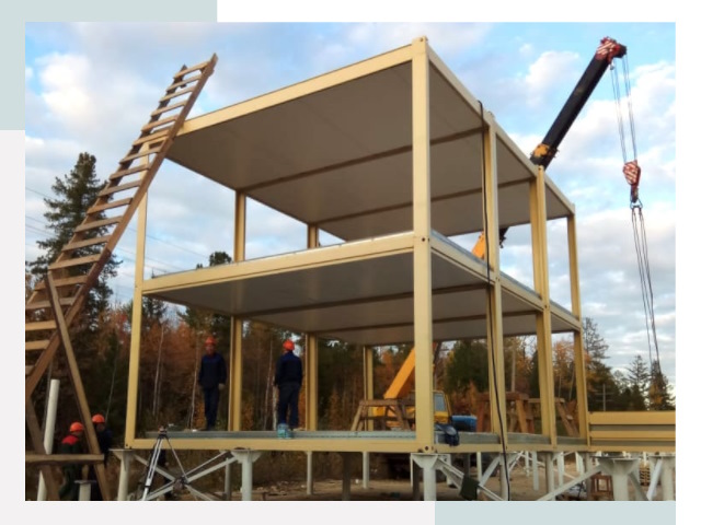 Строительство модульных здания Волжский