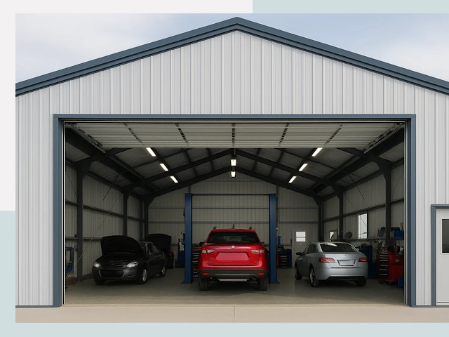 Ангары из сэндвич панелей от 608 руб. в Волжский