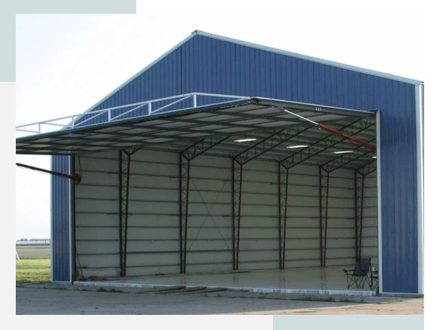 Прямо стенные ангары в волжском