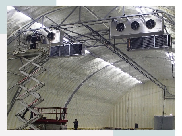 Оснащение ангаров в волжском