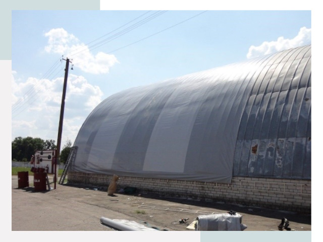 Ремонт ангаров в волжском